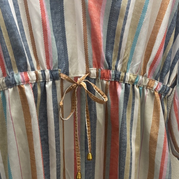 Blush Multicolor Striped Dress - Picture 3 of 4